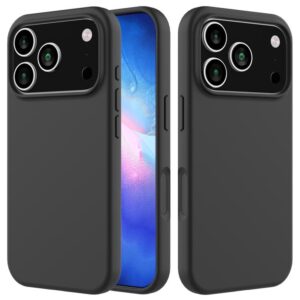 iPhone 17 Pro Max Silicone Phone Case in Black
