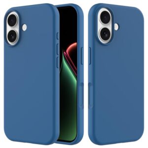 iPhone 17 Solid Colour Silicone Phone Case in Blue
