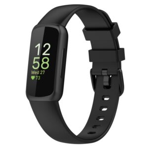 Fitbit Inspire 3 Silicone Strap in Black