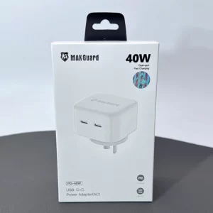 Maxguard 40W PD 2 x USB-C Power Adapter