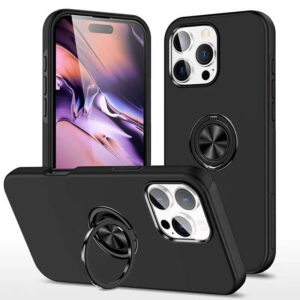 iPhone 12 & 12 Pro Mag Ring Case in Black