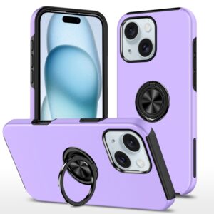 iPhone 16e/17e Pro Mag Ring Case in Purple