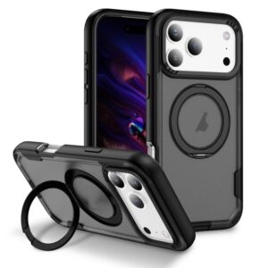 iPhone 17 Pro Max MagSafe Stand Phone Case in Black