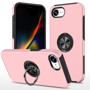 iPhone 16e/17e Pro Mag Ring Case in Pink